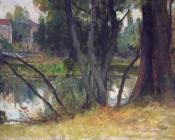 查尔斯 阿玛布尔 勒诺瓦 : Paysage pres de sa maison de Fouras